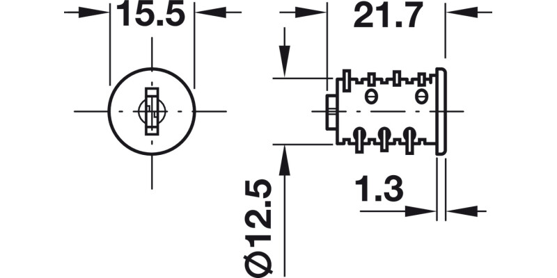 Symo3000 Cylinder Core MK Sys MK2 NP