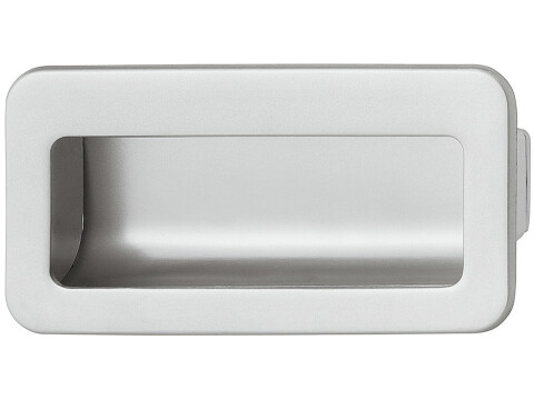 Inset Hdl ZA Matt Chr 109x56mm