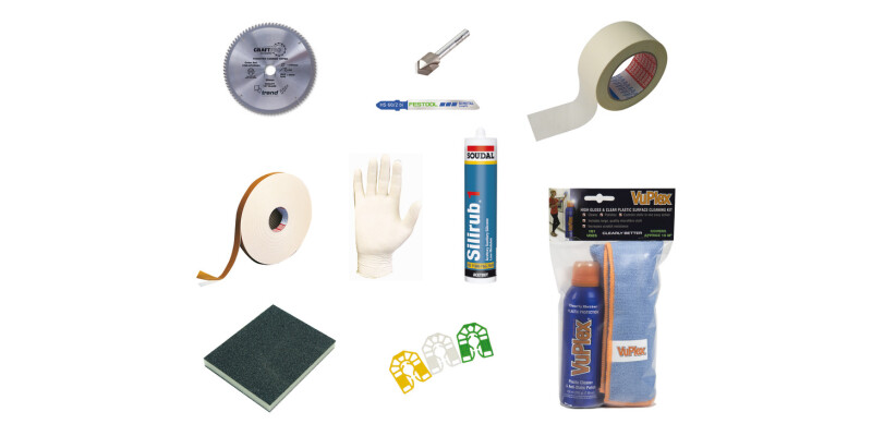 AluSplash Elegance Installation Pack