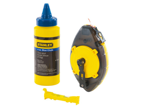 Stanley Powerwinder Chalk Line Kit 30m