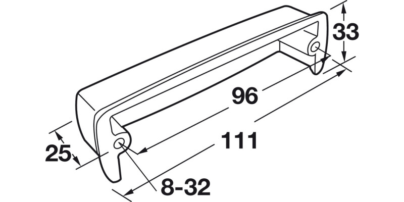 Kane Cup Hdl ZA Oil Rub Brz 96mm cc
