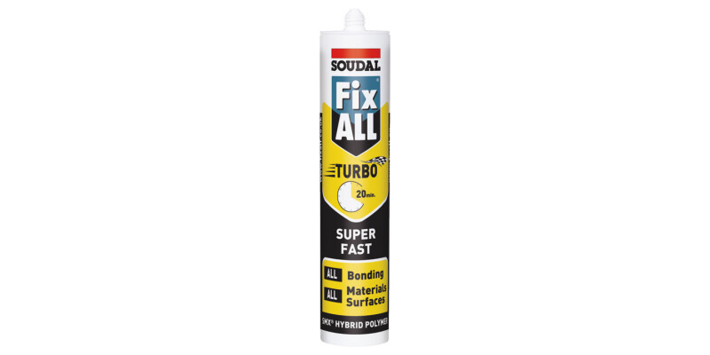 Soudal Fix All Turbo Sealant 290ml Blk