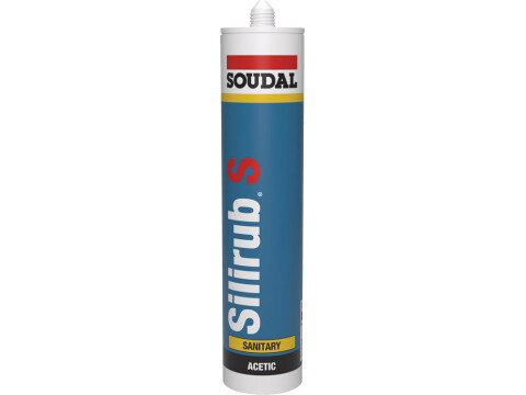 Soudal Silirub S Silcone 300ml Wht