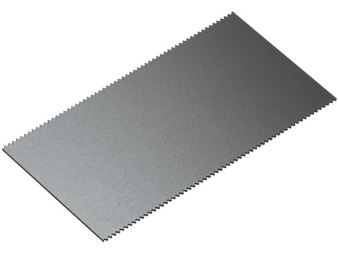 Gluing Trowel Toothed 150x80x1mm Pl