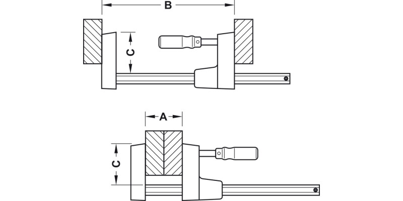 Bessey UniKlamp 600x80mm