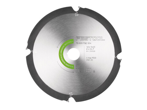 Festool Saw Blade D160mm Abrasive Mat F4