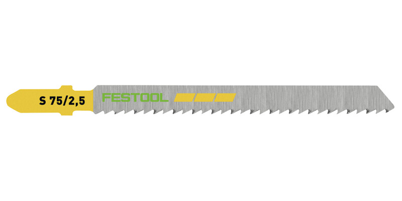 Festool Jigsaw Blade S 75/2.5/5 5pk