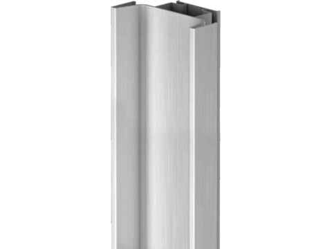 Profile Handle, for Vertical Fixing Between Doors, Gola System E