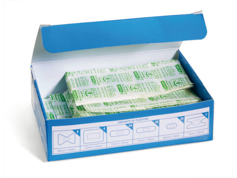 Blue Plasters Waterproof Mix Box x100