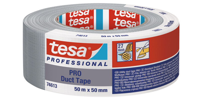 Tesa Pro 74613 Duct Tape 50m 50mm Silver