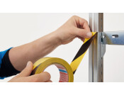 Tesa 60760 Yel/Blk Floor Tape Removable