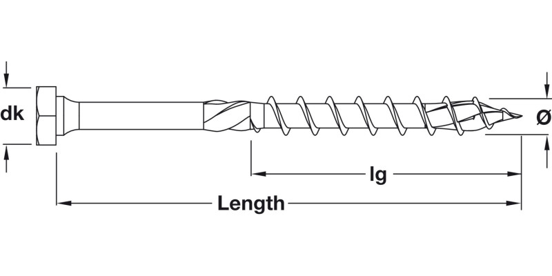 Heco Topix+ Cmb Prt SW-13/T40 D8x120mm