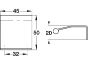 Maddox Pull Hdl ZA Matt Chrome 32mm cc