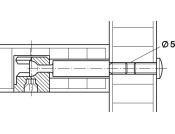 End Screw M4 Thread St NP M4x8mm