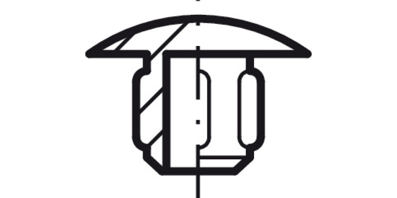 Cover Caps D5mm Blind PF Pl Fawn 8007