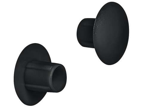 Cover Caps D10mm Blind PF Pl Black 9005