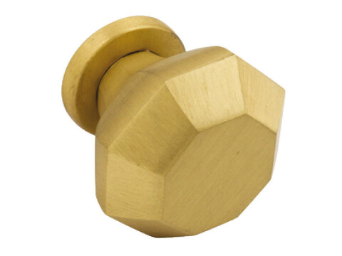 Burbridge Knob Brs Brushed D37x35mm