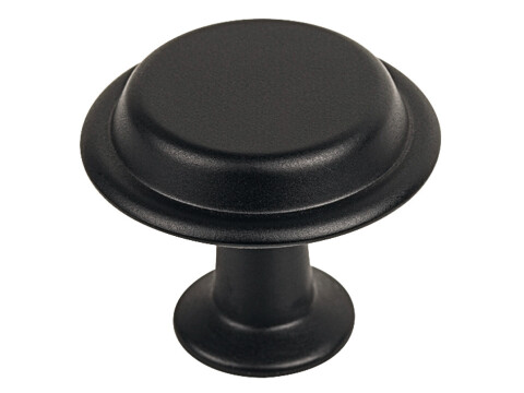Land Knob ZA Matt Black D40x33mm