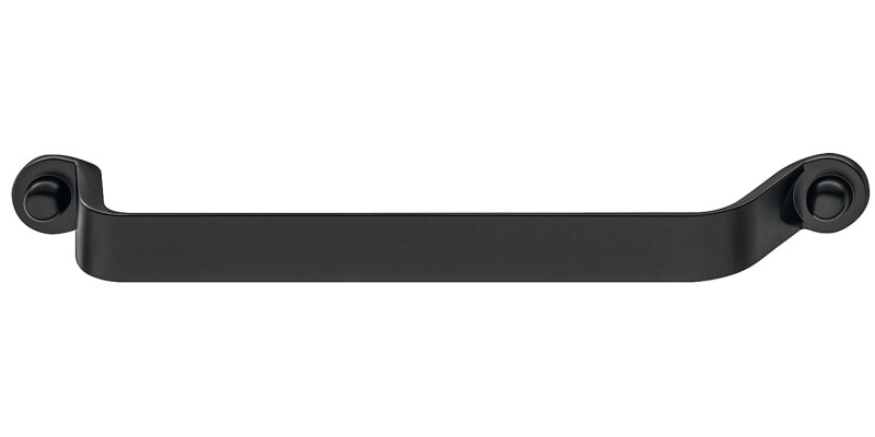 Button D Pull Hdl ZA Matt Black 160mm cc