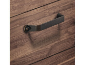 Button D Pull Hdl ZA Matt Black 160mm cc