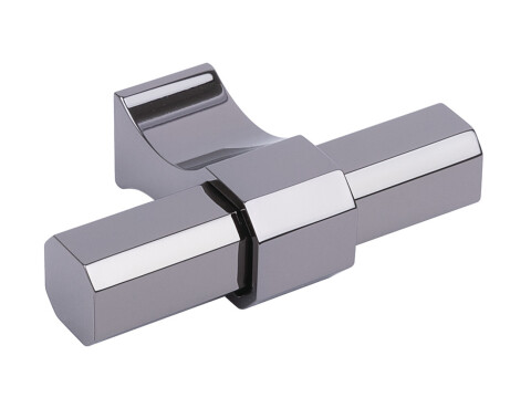 Tiberius T Knob Alu Blk Nlk 60x36mm