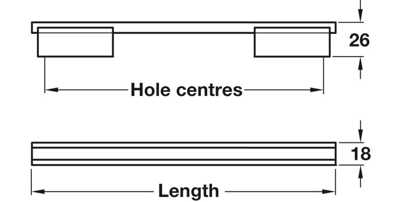 Mayfair Pull Hdl C.Iron A.Pew 96mm cc