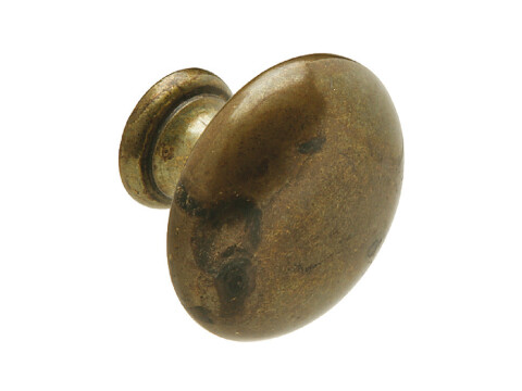 Carton Knob Brass Ant Brass D40x30mm