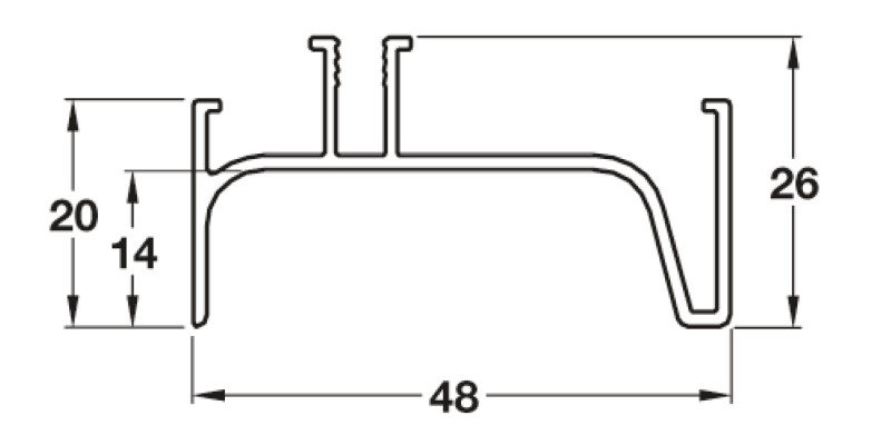 Gola Sys Side Pro Vert 2.67m Alu Slv