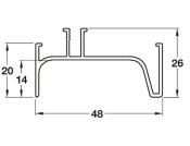 Gola Sys Side Pro Vert 2.67m Alu Slv