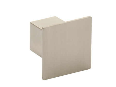 Issey Knob Sq Alu SS Eff 36.5x36.5x30mm