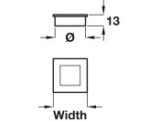 Saul Inset Hdl ZA Matt Nickel 39mm D35mm