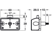 Push In Plus V1 Lock Sys Std 16mm Pl Gry