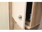 Push in Plus Push Knob Sqr SS Chrome