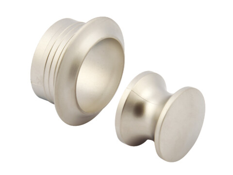 Push Lock Knob and Rosette, for 16 mm Door Thickness
