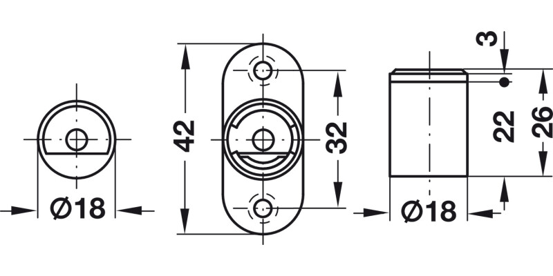 Symo3000 Housing Adaptor w Plt ZA MNP