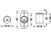 Symo3000 Housing Adaptor w Plt ZA MNP