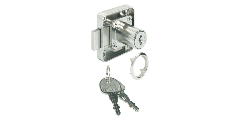 Dead Bolt Rim Lock, with &Oslash; 18 mm Cylinder, Backset 25 mm