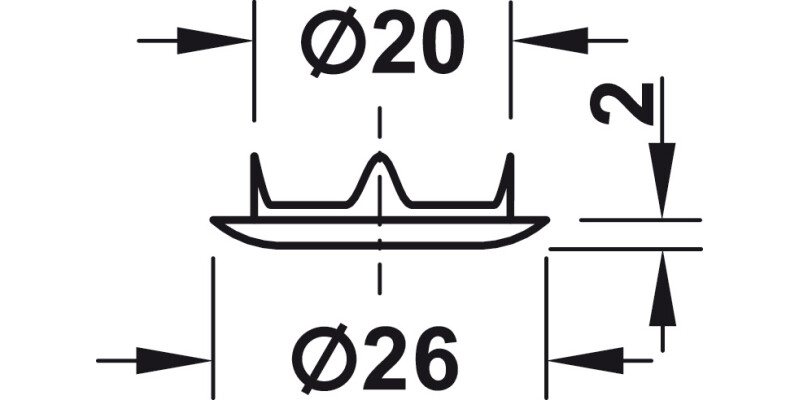 Econo Deadbolt Rim Lock BS25mm KA DR