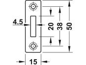 Econo Glass Dr Deadbolt Lock 5-8mm KA
