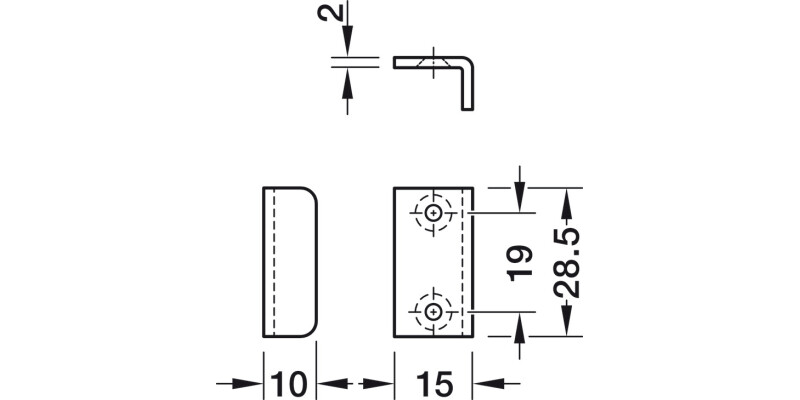 Symo3000 Angled Striking Plate SNP