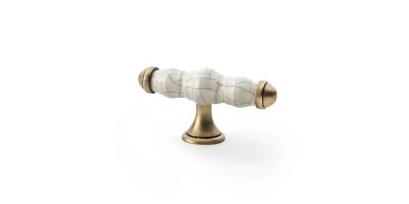 Alexander and Wilks Ceramic T-bar Cupboard Knob