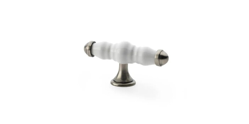 Alexander and Wilks Ceramic T-bar Cupboard Knob