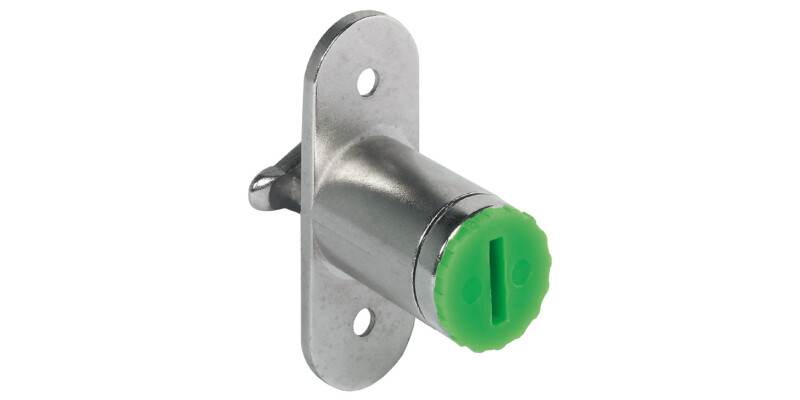 Push and Turn Lock, for Screw Fixing, Backset 25 mm, Symo 3000