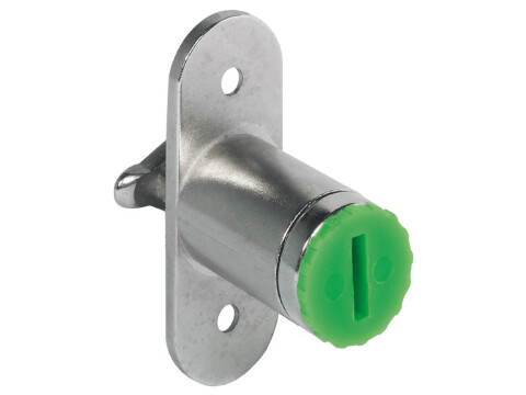 Push and Turn Lock, for Screw Fixing, Backset 25 mm, Symo 3000