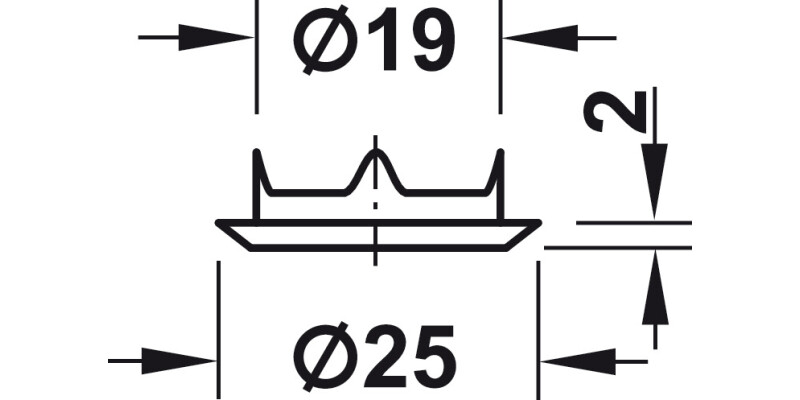 Central Locking Rotary Lock 18/32mm