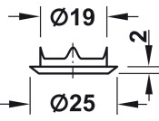 Central Locking Rotary Lock 18/32mm