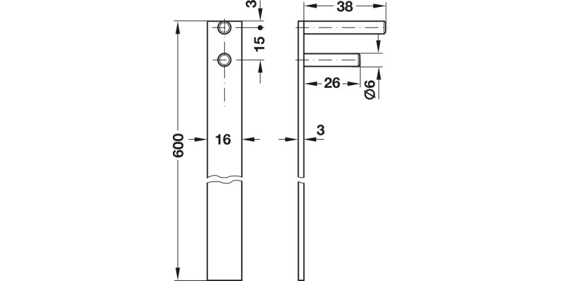Central Locking Rotary Lock 18/32mm
