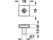 Central Locking Rotary Lock 18/32mm