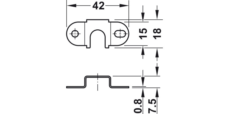 Econo Central Rotary Cyl Lock w/Bar KD