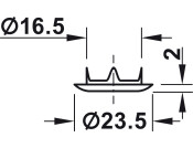 Econo Central Rotary Cyl Lock w/Bar KD